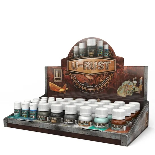 Display: U-Rust - AMMO by MIG Jimenez A.MIG-8183 Display: U-Rust - AMMO by MIG Jimenez A.MIG-8183