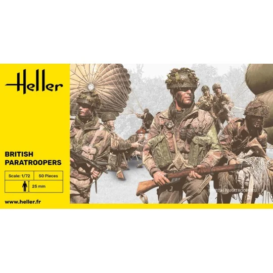 British Paratroopers, 1/72 - Heller 49623 British Paratroopers, 1/72 - Heller 49623