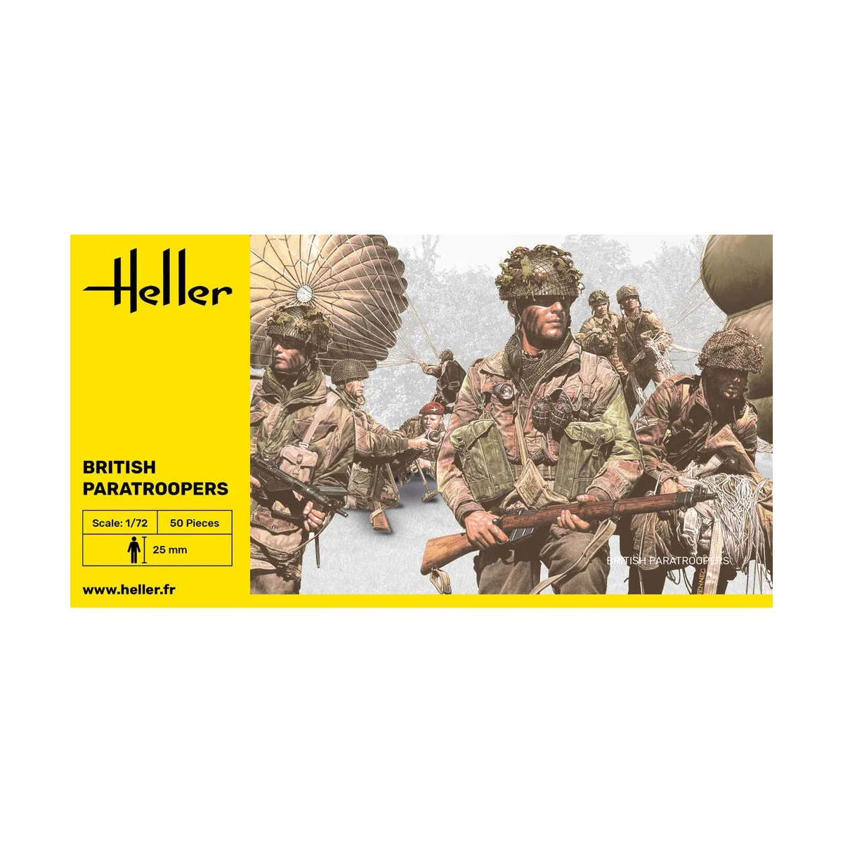 British Paratroopers, 1/72 - Heller 49623 British Paratroopers, 1/72 - Heller 49623