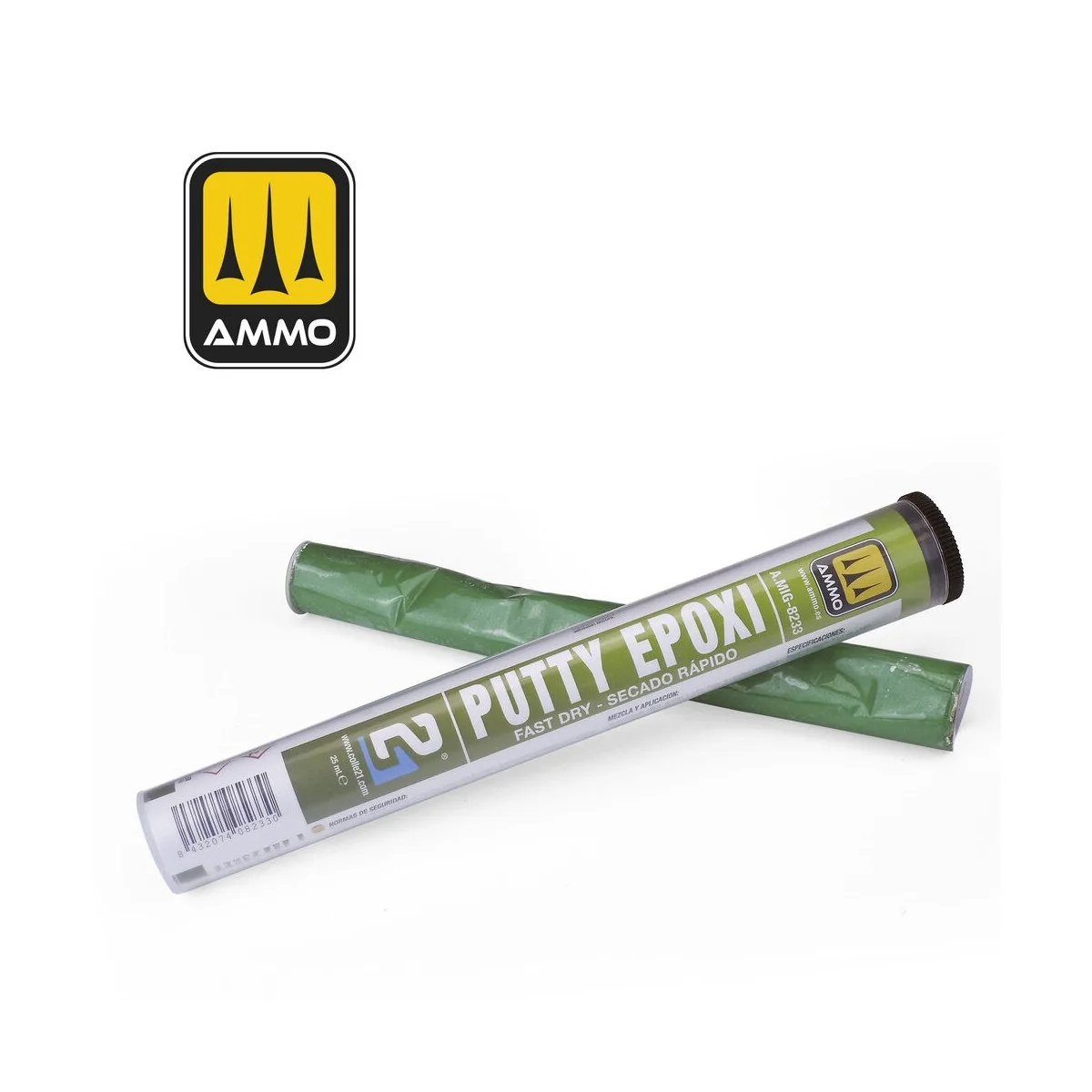 Putty Epoxi Fast Dry (25ml) - AMMO by MIG Jimenez A.MIG-8233