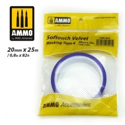 Softouch Velvet Masking Tape 4 (20mm x 25M) - AMMO by MIG Jimenez A...
