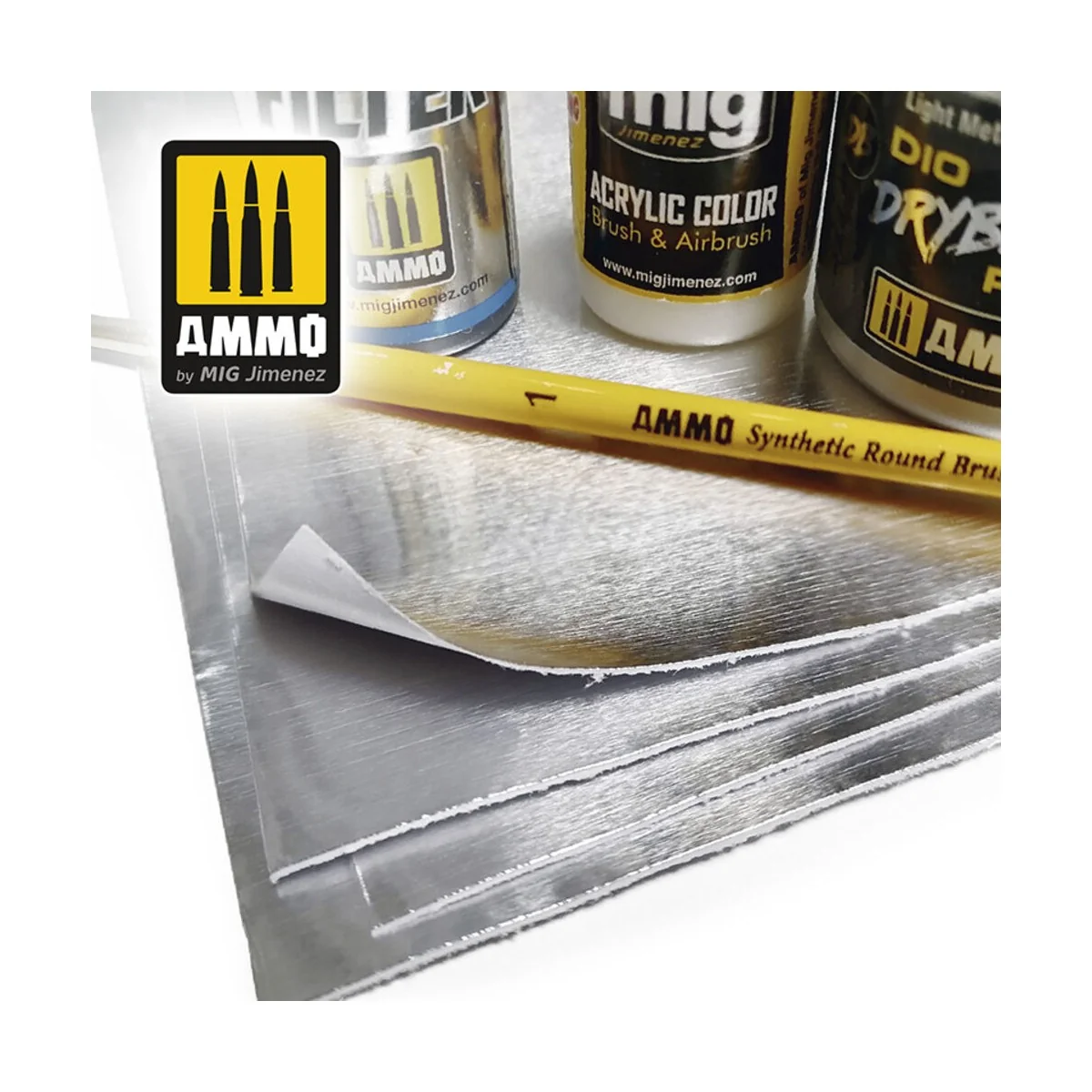 Aluminium Sheets 280mm x 195mm - AMMO by MIG Jimenez A.MIG-8247 Aluminium Sheets 280mm x 195mm - AMMO by MIG Jimenez A.MIG-8247