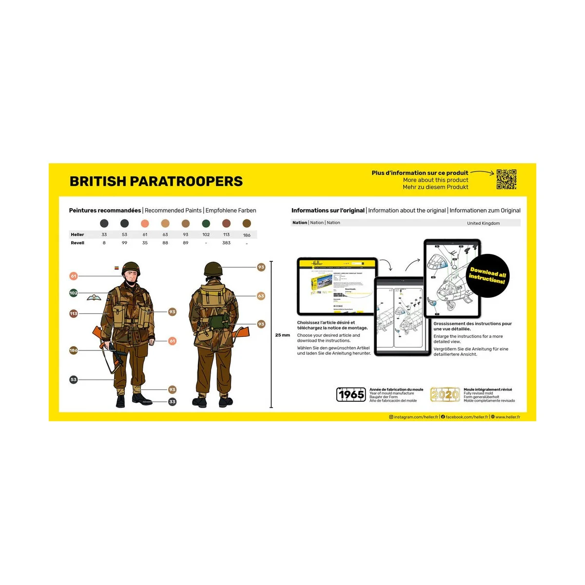 British Paratroopers, 1/72 - Heller 49623 British Paratroopers, 1/72 - Heller 49623