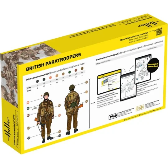 British Paratroopers, 1/72 - Heller 49623 British Paratroopers, 1/72 - Heller 49623