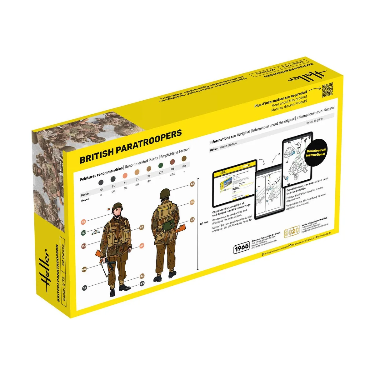 British Paratroopers, 1/72 - Heller 49623 British Paratroopers, 1/72 - Heller 49623