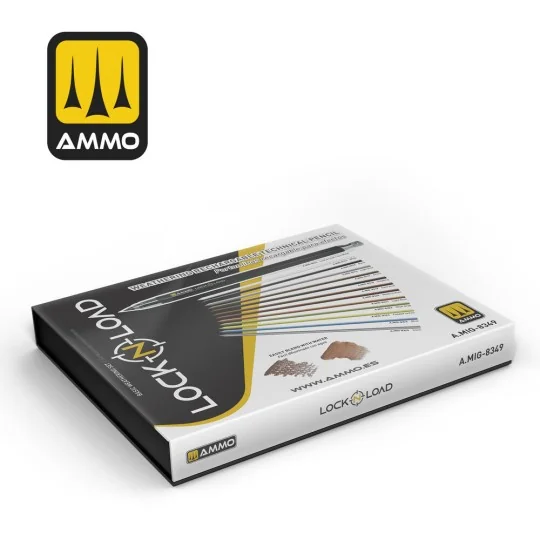 LOCK N LOAD - Weathering Rechargable Technical Pencil - AMMO by MIG...