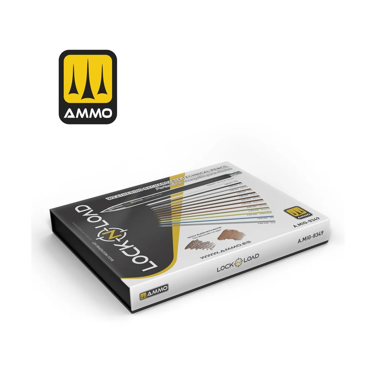 LOCK N LOAD - Weathering Rechargable Technical Pencil - AMMO by MIG...