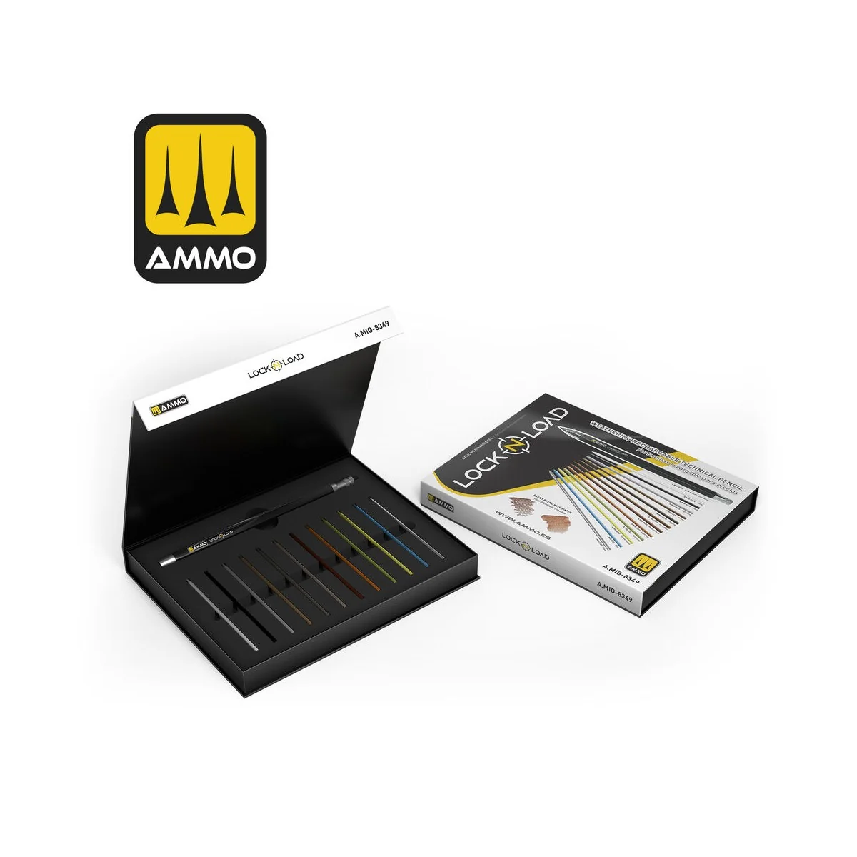 LOCK N LOAD - Weathering Rechargable Technical Pencil - AMMO by MIG...