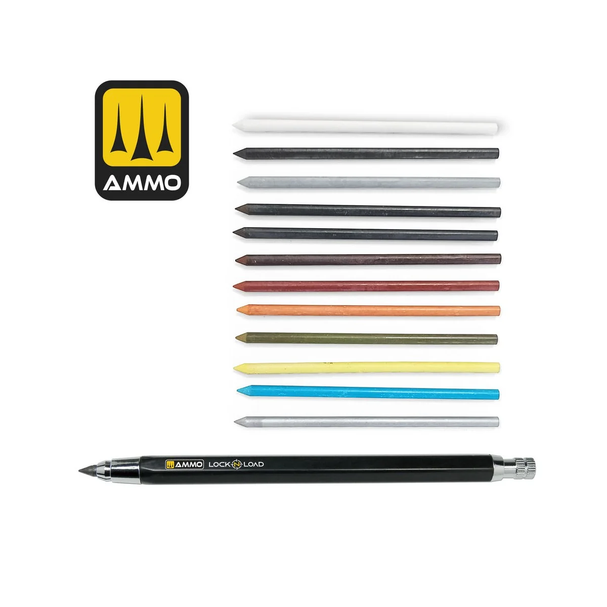 LOCK N LOAD - Weathering Rechargable Technical Pencil - AMMO by MIG...