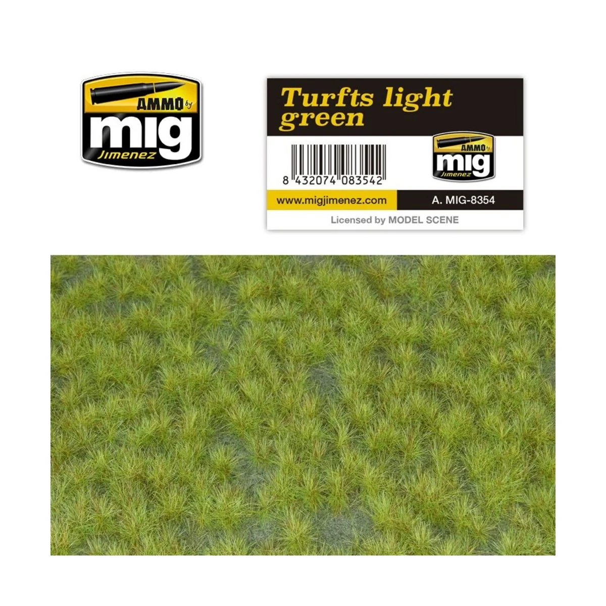 Turfs Light Green - AMMO by MIG Jimenez A.MIG-8354