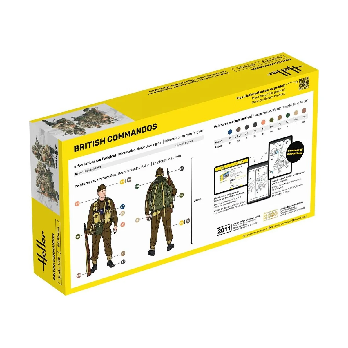 Britische Kommandotruppen, 1/72 - Heller 49632 Britische Kommandotruppen, 1/72 - Heller 49632