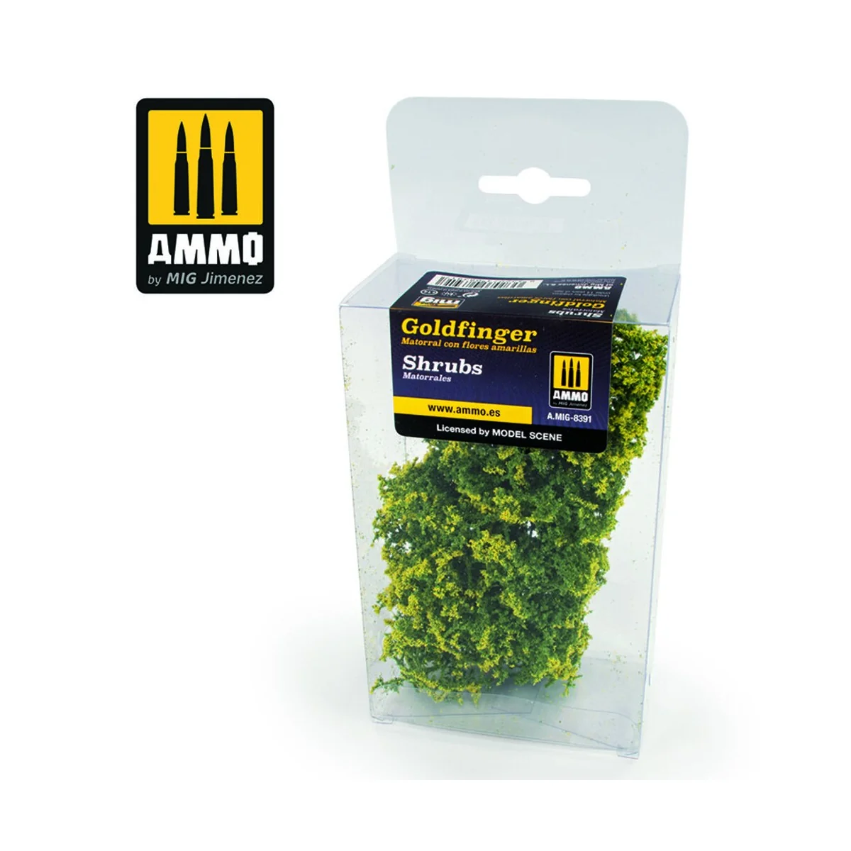 Shrubs - Goldfinger - AMMO by MIG Jimenez A.MIG-8391 Shrubs - Goldfinger - AMMO by MIG Jimenez A.MIG-8391