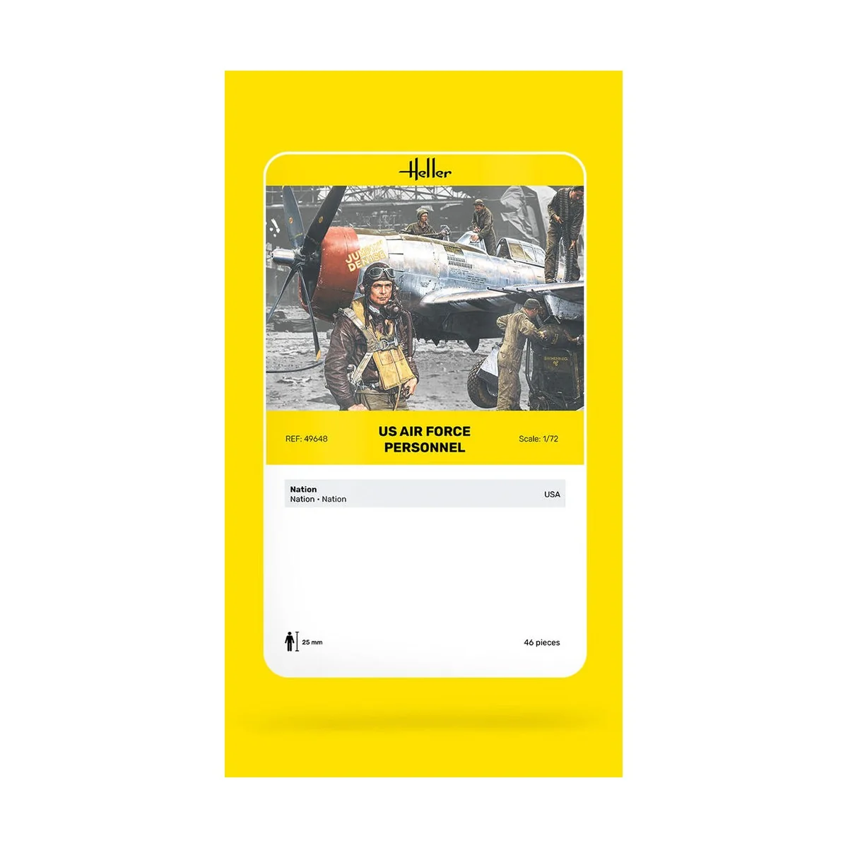 US Air Force Personal, 1/72 - Heller 49648