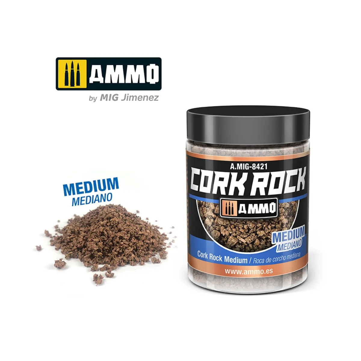 CREATE CORK Cork Rock Medium (Jar 100mL) - AMMO by MIG Jimenez A.MI...