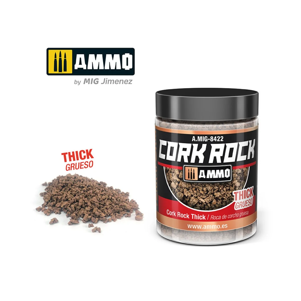 CREATE CORK Cork Rock Thick (Jar 100mL) - AMMO by MIG Jimenez A.MIG...