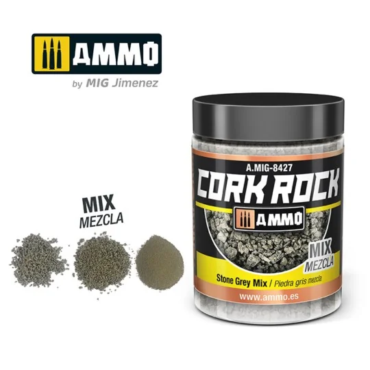 CREATE CORK Stone Grey Mix (Jar 100mL) - AMMO by MIG Jimenez A.MIG-... CREATE CORK Stone Grey Mix (Jar 100mL) - AMMO by MIG Jimenez A.MIG-...