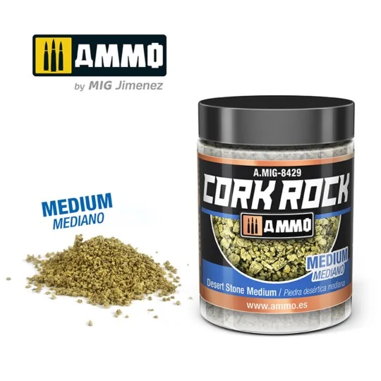 CREATE CORK Desert Stone Medium (Jar 100mL) - AMMO by MIG Jimenez A...