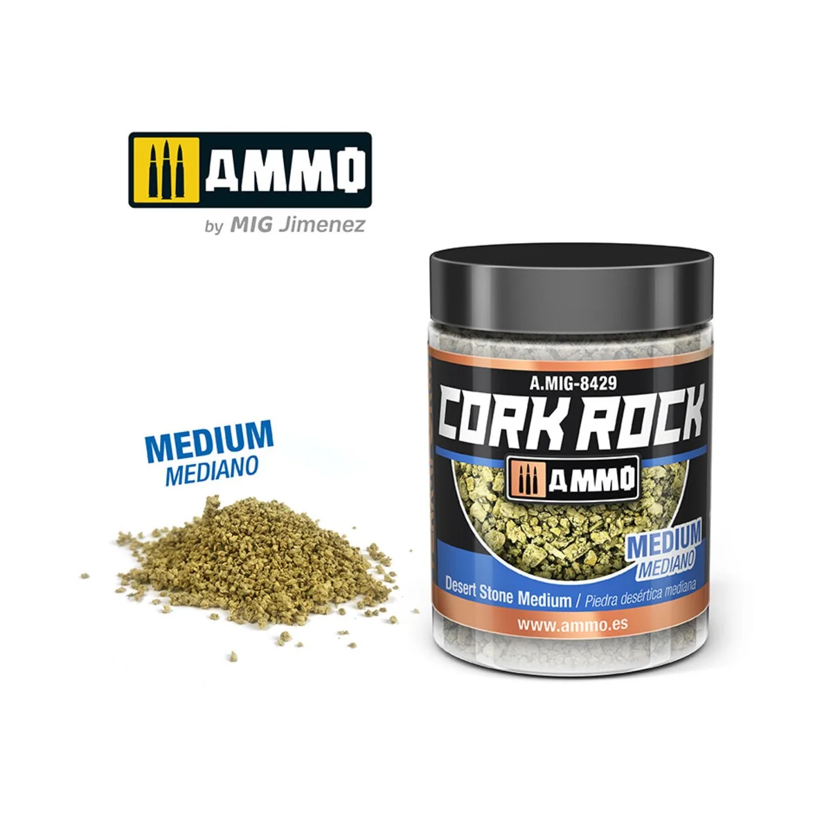 CREATE CORK Desert Stone Medium (Jar 100mL) - AMMO by MIG Jimenez A...