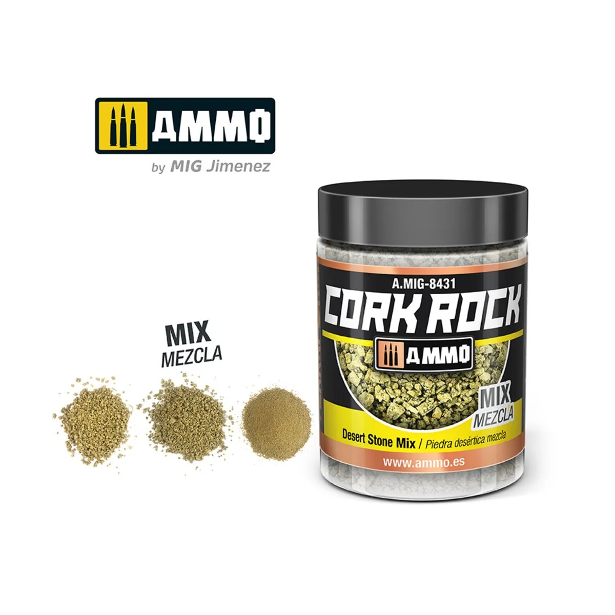 CREATE CORK Desert Stone Mix (Jar 100mL) - AMMO by MIG Jimenez A.MI...