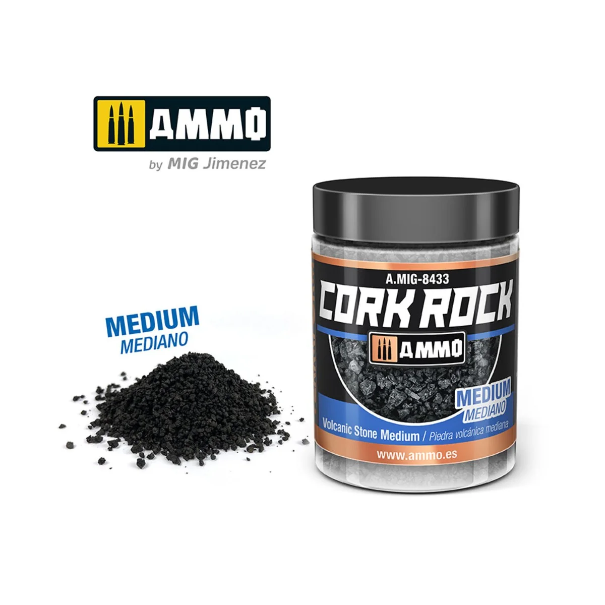 CREATE CORK Volcanic Rock Medium (Jar 100mL) - AMMO by MIG Jimenez ...