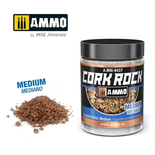 CREATE CORK Crushed Brick Medium (Jar 100mL) - AMMO by MIG Jimenez ...