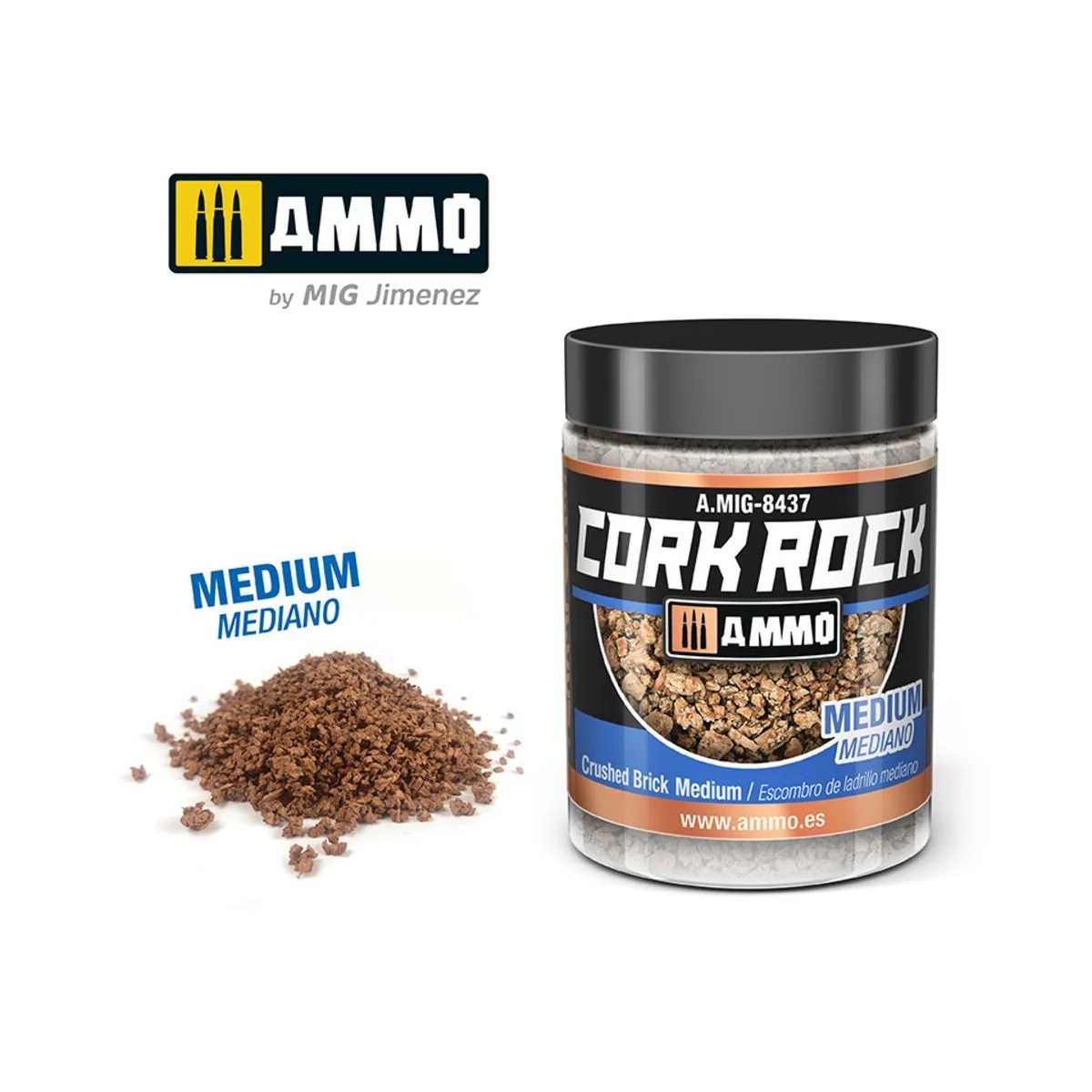 CREATE CORK Crushed Brick Medium (Jar 100mL) - AMMO by MIG Jimenez ...