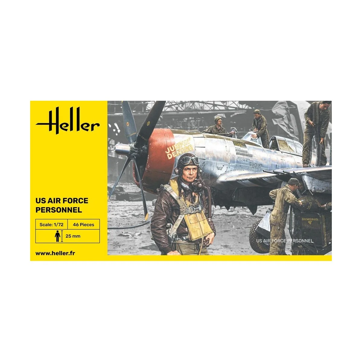 US Air Force Personal, 1/72 - Heller 49648