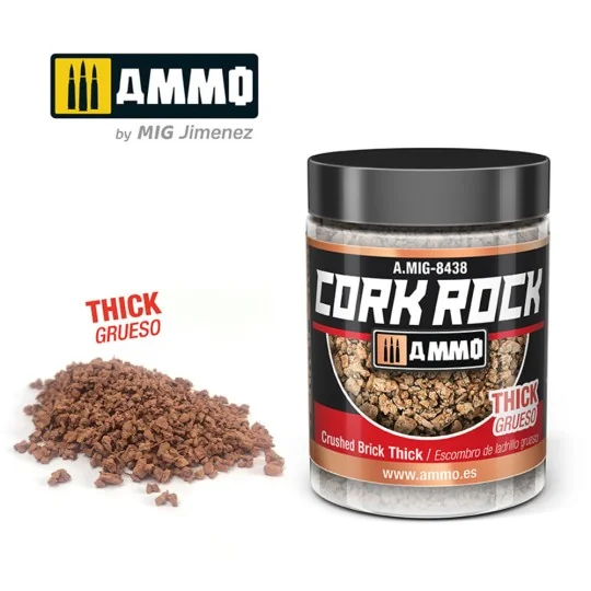 CREATE CORK Crushed Brick Thick (Jar 100mL) - AMMO by MIG Jimenez A...