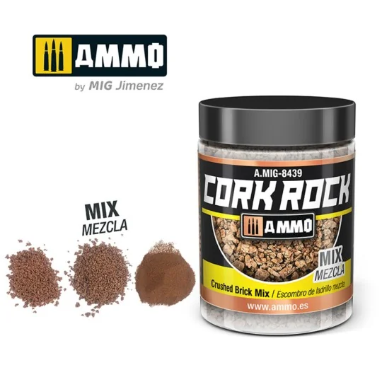CREATE CORK Crushed Brick Mix (Jar 100mL) - AMMO by MIG Jimenez A.M... CREATE CORK Crushed Brick Mix (Jar 100mL) - AMMO by MIG Jimenez A.M...