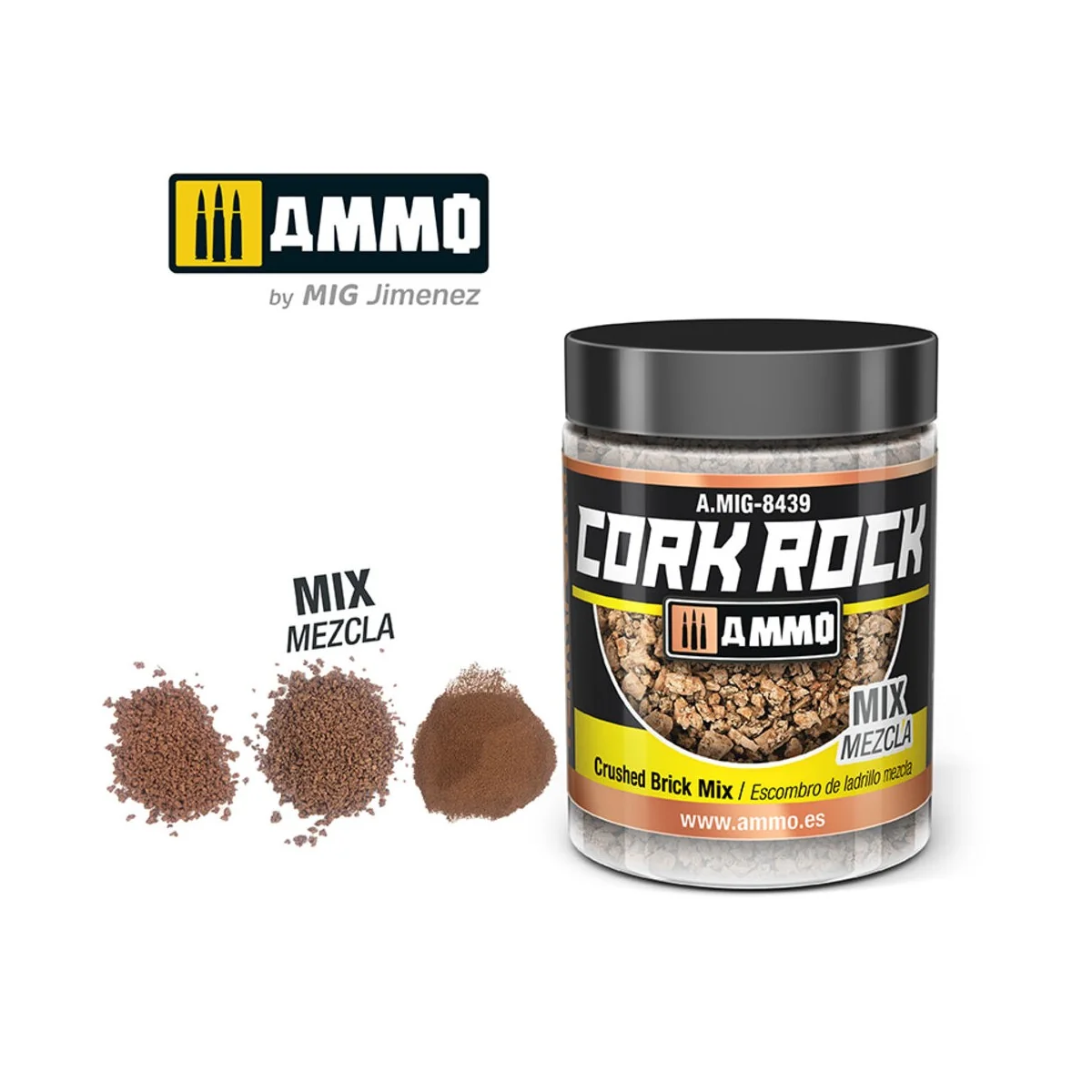 CREATE CORK Crushed Brick Mix (Jar 100mL) - AMMO by MIG Jimenez A.M... CREATE CORK Crushed Brick Mix (Jar 100mL) - AMMO by MIG Jimenez A.M...