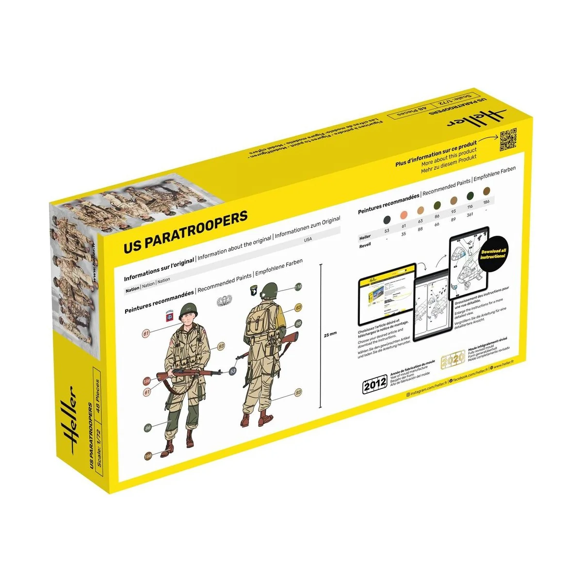 US Fallschirmjäger, 1/72 - Heller 49651