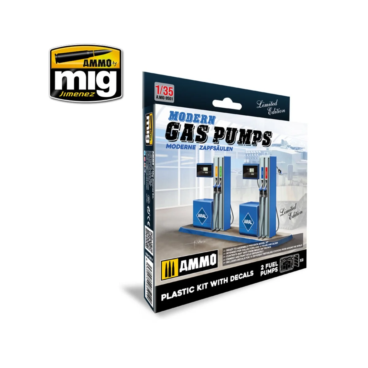 1/35 Gas Station, 1/35 - AMMO by MIG Jimenez A.MIG-8501