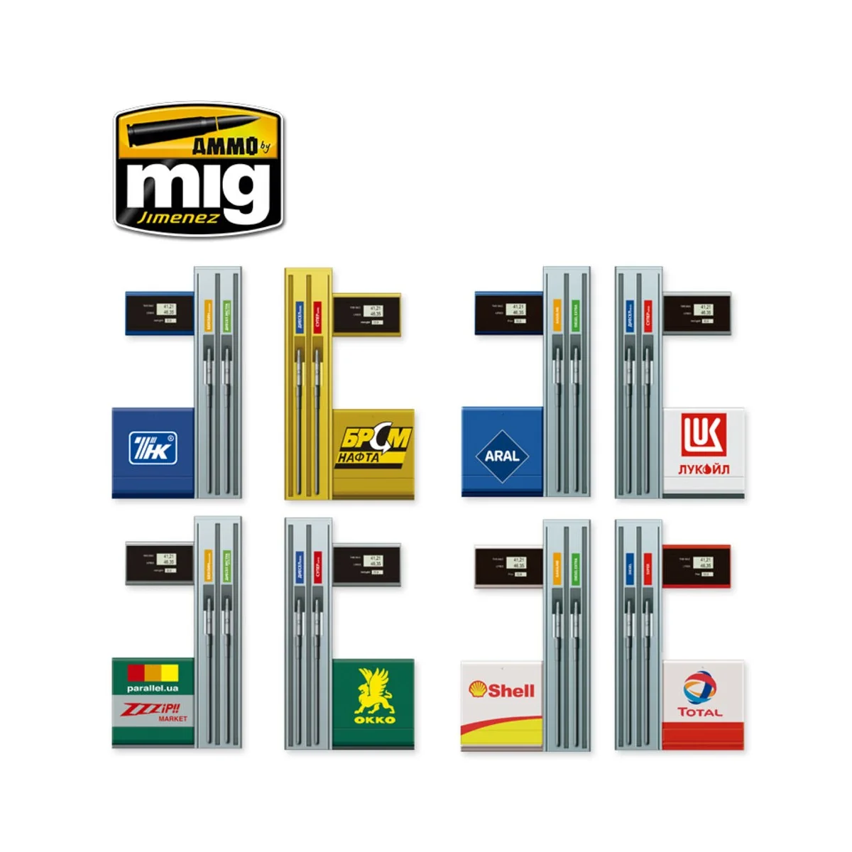 1/35 Gas Station, 1/35 - AMMO by MIG Jimenez A.MIG-8501
