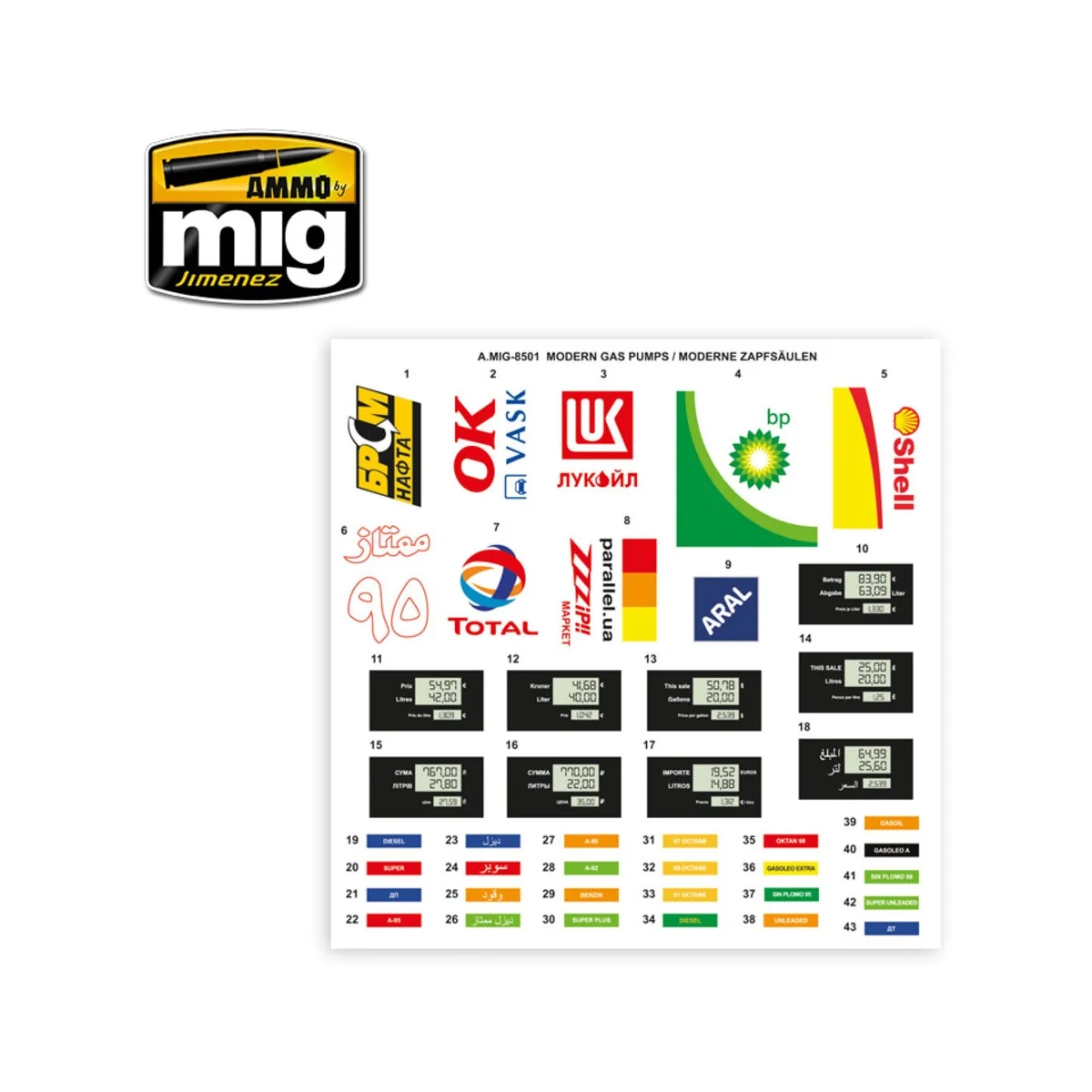 1/35 Gas Station, 1/35 - AMMO by MIG Jimenez A.MIG-8501