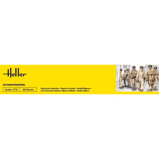 US Fallschirmjäger, 1/72 - Heller 49651