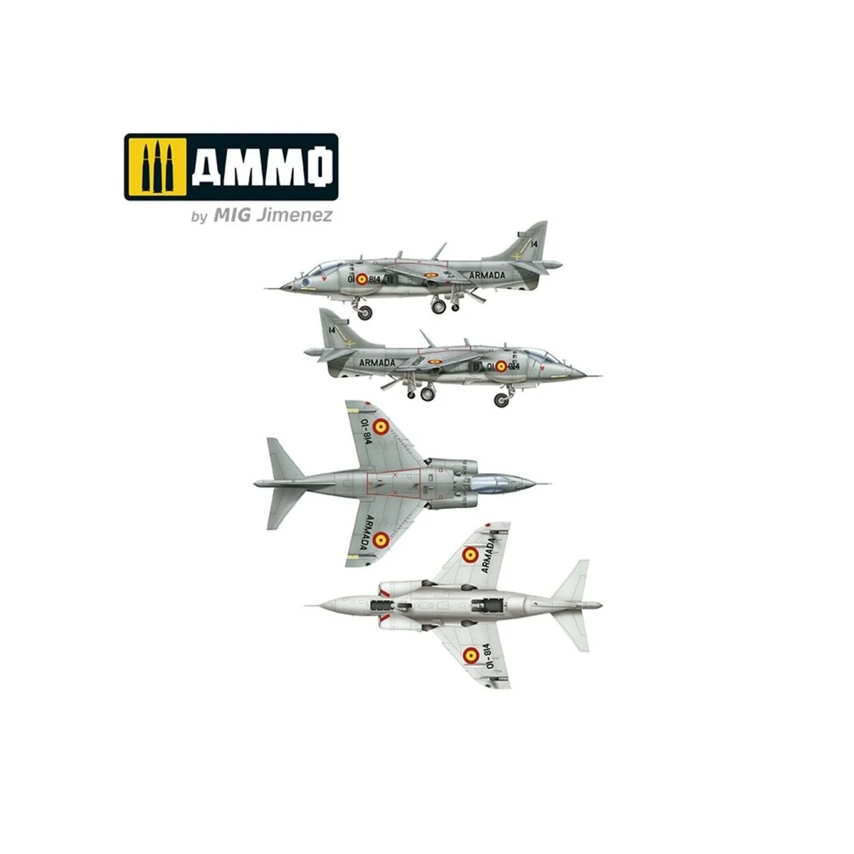 1/48 Harrier AV-8S Matador - Spanish, American, British versions, 1...