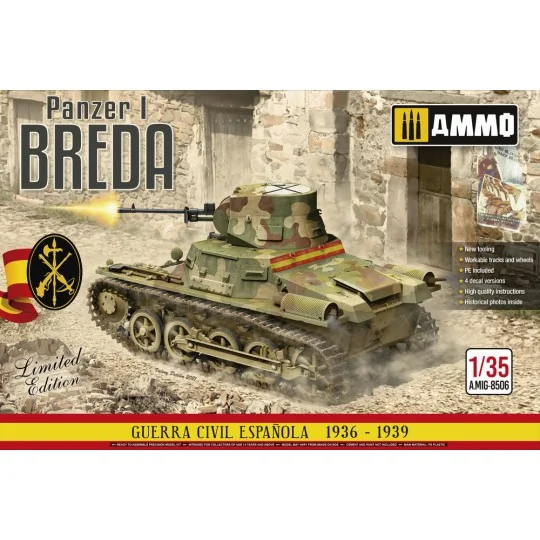1/35 Panzer I Ausf. A Breda - Spanish Civil War Light Tank Destroye...