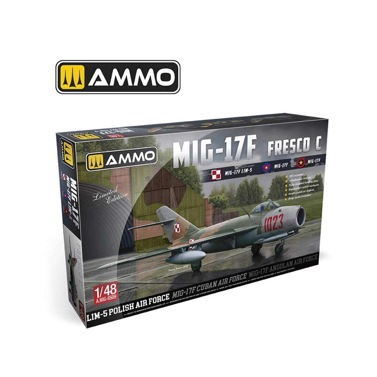 1/48 MiG-17F/LIM-5, Poland-Cuba-Angola, 1/48 - AMMO by MIG Jimenez ...