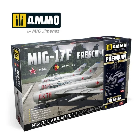 1/48 MIG-17F / Lim-5, U.S.S.R. - G.D.R. Premium Edition, 1/48 - AMM...