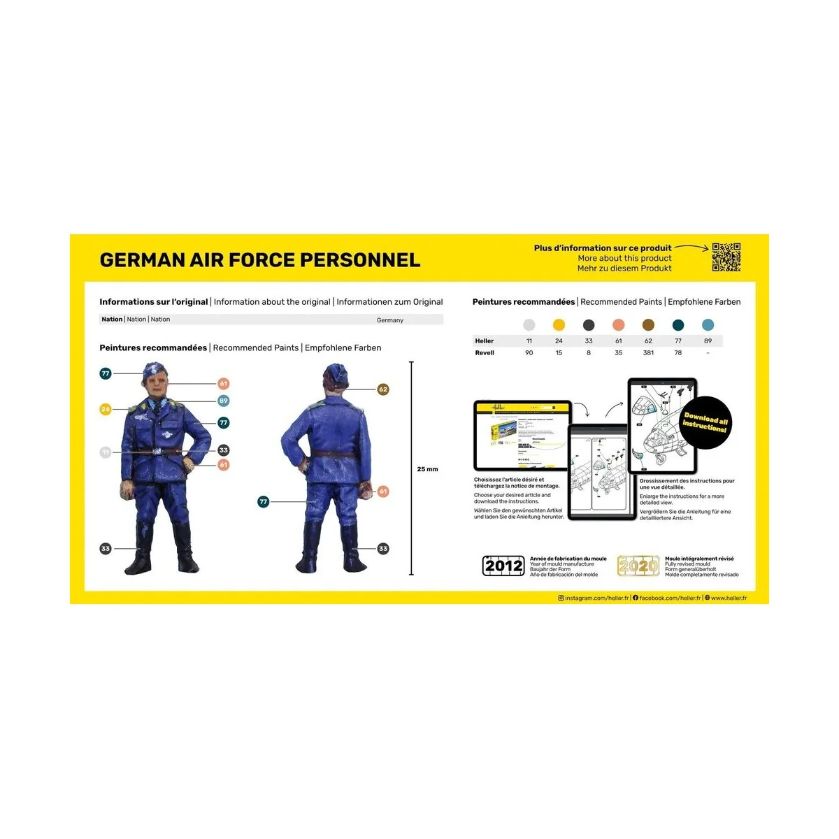 Deutsche Luftwaffe Personal - Heller 49655