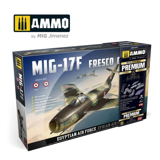 1/48 MIG-17F Egypt - Syria Premium Edition - AMMO by MIG Jimenez A....