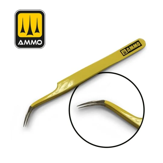 Curved Tweezers - AMMO by MIG Jimenez A.MIG-8544