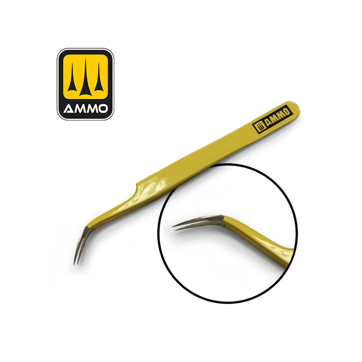 Curved Tweezers - AMMO by MIG Jimenez A.MIG-8544