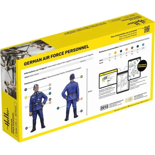 Deutsche Luftwaffe Personal, 1/72 - Heller 49655 Deutsche Luftwaffe Personal, 1/72 - Heller 49655