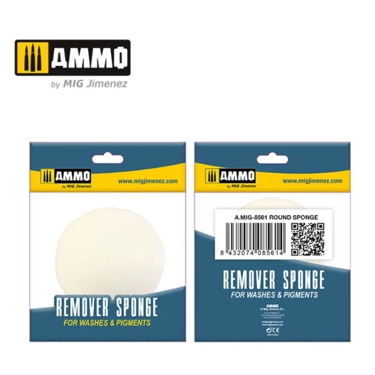 Round Sponge - 1 pc. - AMMO by MIG Jimenez A.MIG-8561 Round Sponge - 1 pc. - AMMO by MIG Jimenez A.MIG-8561