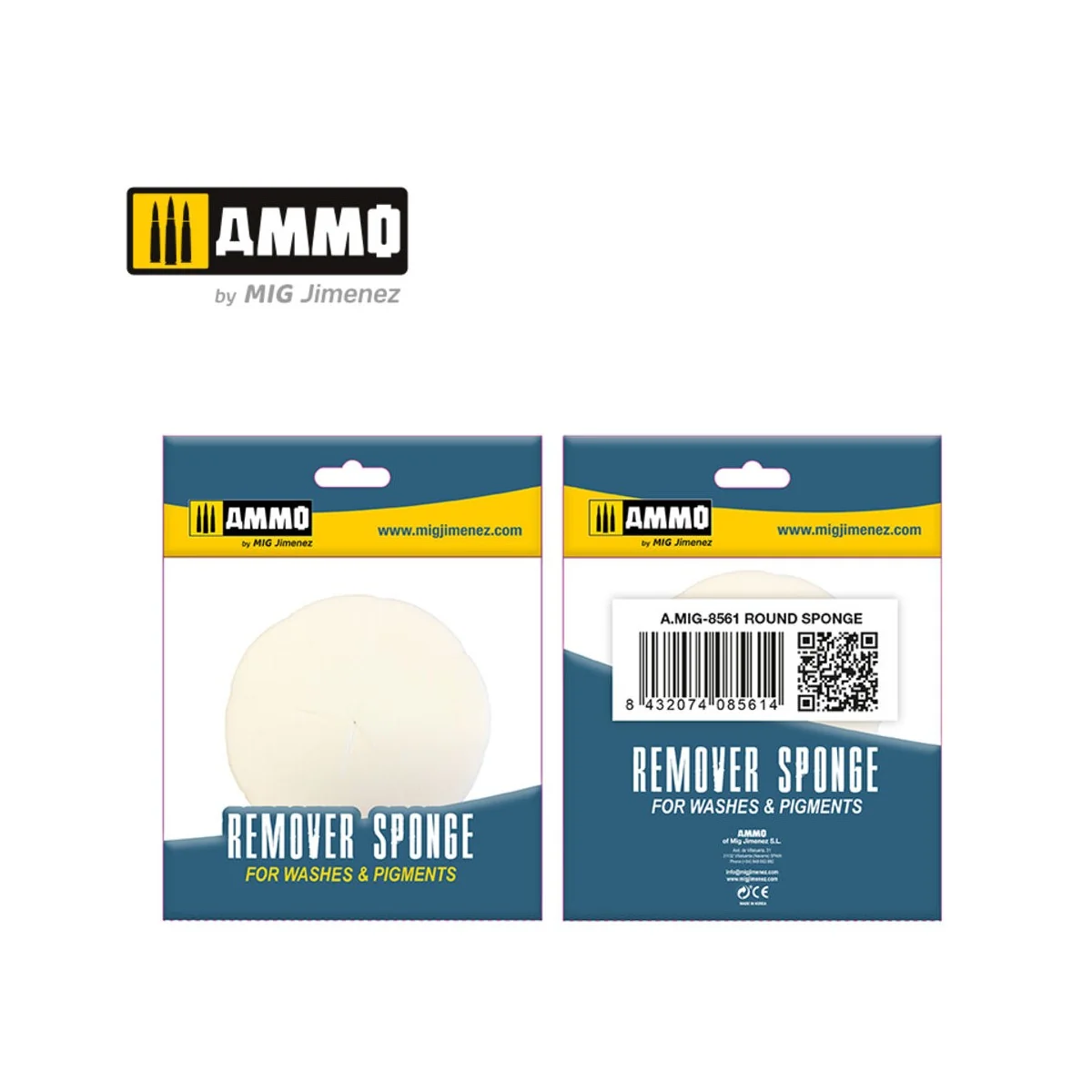 Round Sponge - 1 pc. - AMMO by MIG Jimenez A.MIG-8561
