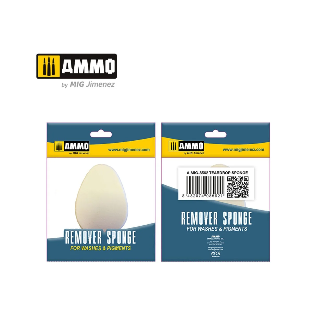 Teardrop Sponge - 2 pcs. - AMMO by MIG Jimenez A.MIG-8562