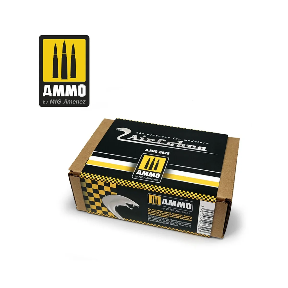 Aircobra Airbrush (0.3mm) - AMMO by MIG Jimenez A.MIG-8625 Aircobra Airbrush (0.3mm) - AMMO by MIG Jimenez A.MIG-8625