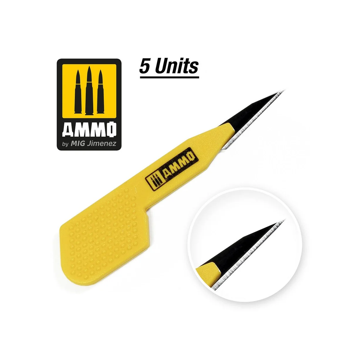 Precision Blade Straight - 5 pcs - AMMO by MIG Jimenez A.MIG-8685