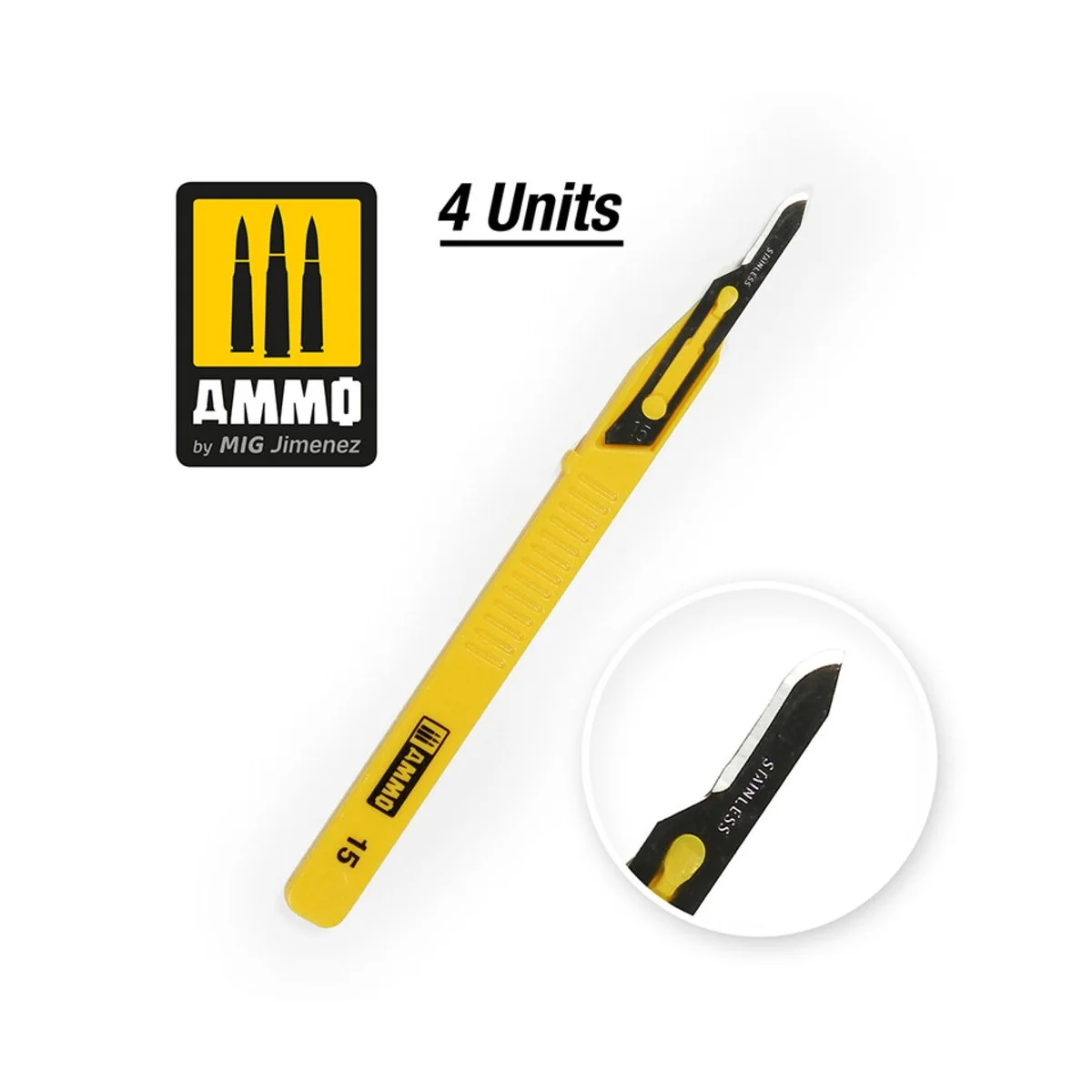 Mini Blade Curved - 4 pcs - AMMO by MIG Jimenez A.MIG-8689